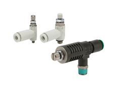 ตัวปรับความเร็วระบายลม Speed exhaust controller asv smc